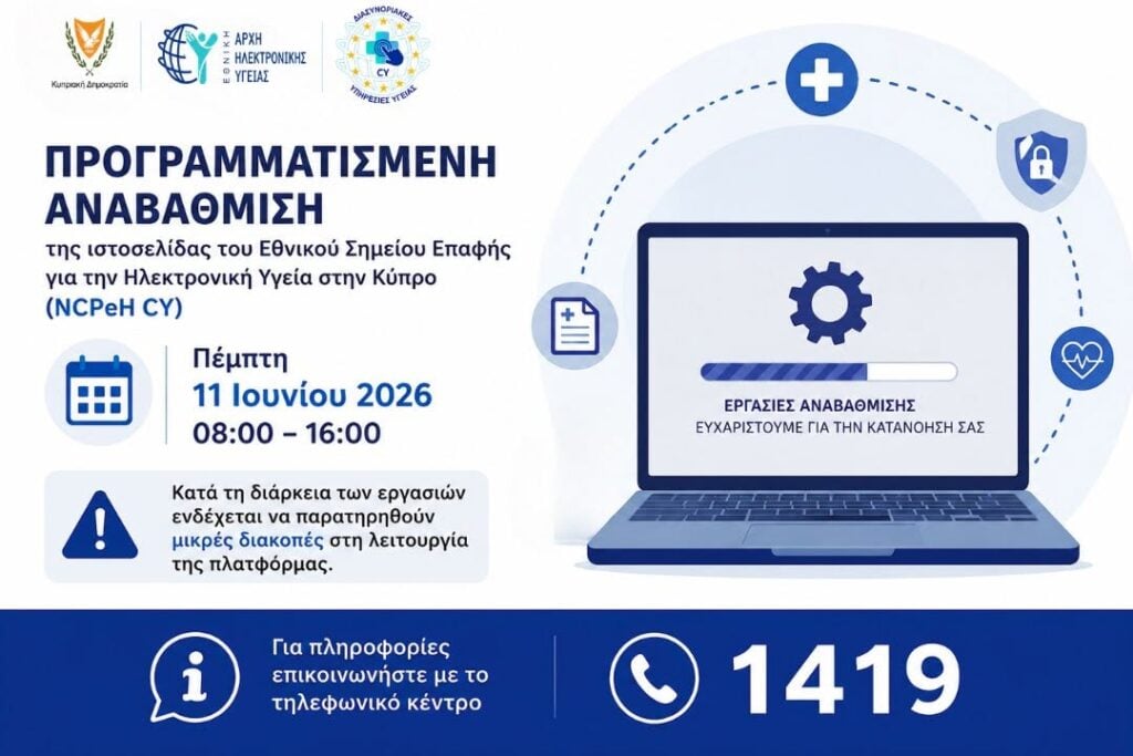 Αναβαθμίζεται το Εθνικό Σημείο Επαφής για την Ηλεκτρονική Υγεία